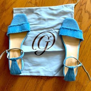 M.Gemi blue denim sandals